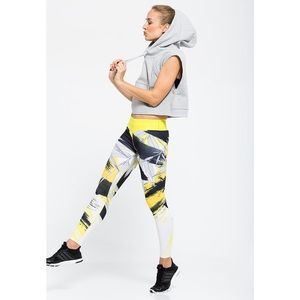 Adidas ASIA vibrant multi color bamboo leggings L